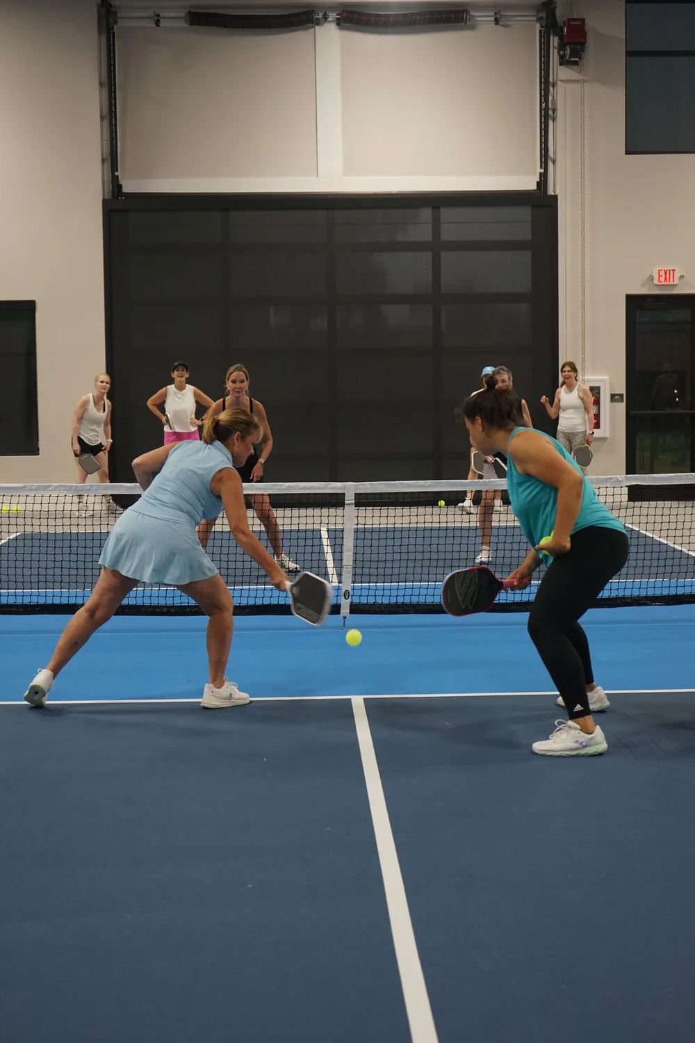 urban pickleball club on penn avenue, street view, accessible downtown location
